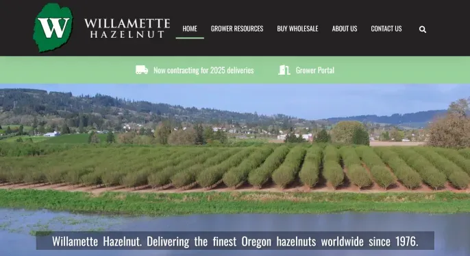 Willamette Hazelnut Inc Website